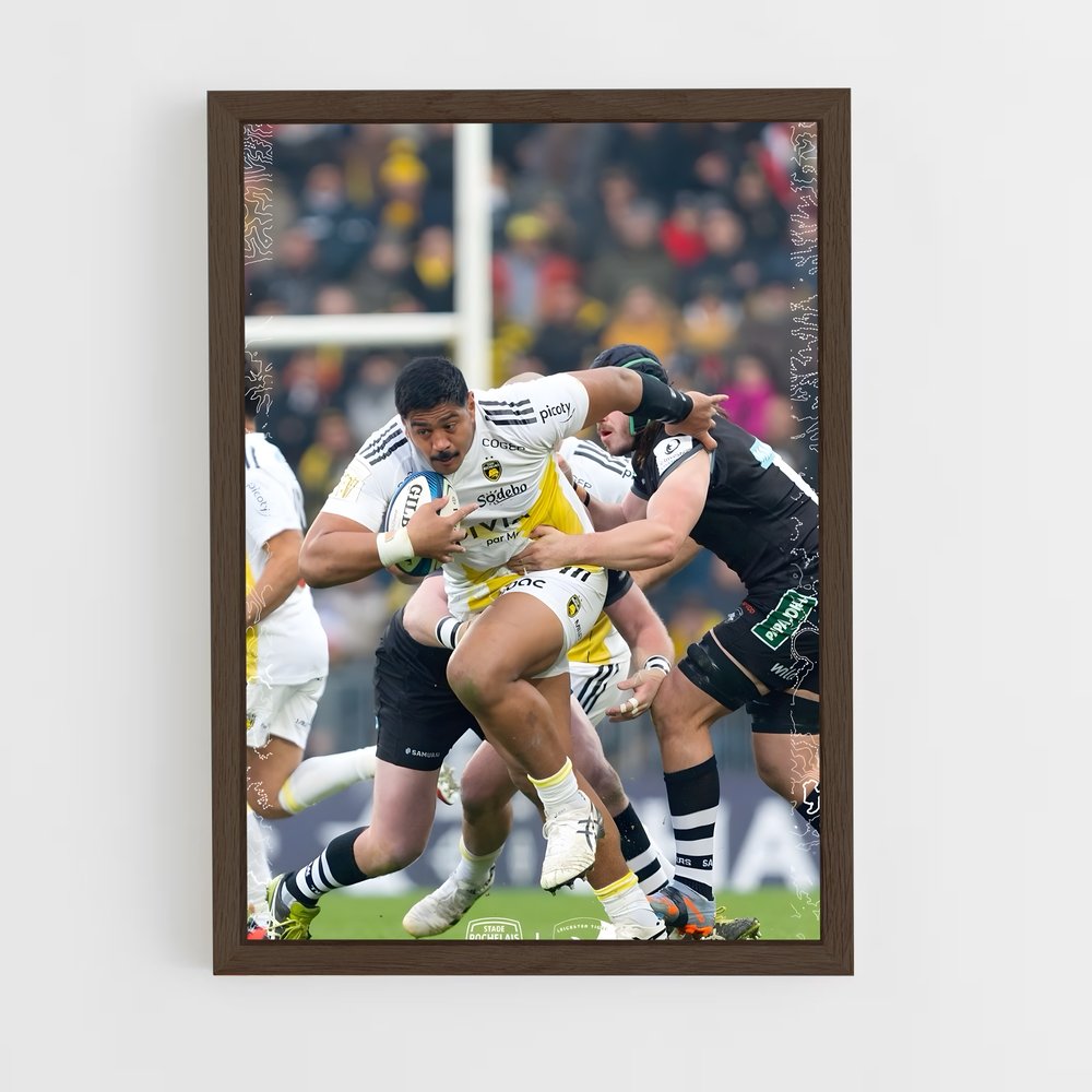 Poster Tacle Épique – affiche Rugby (vue 5)